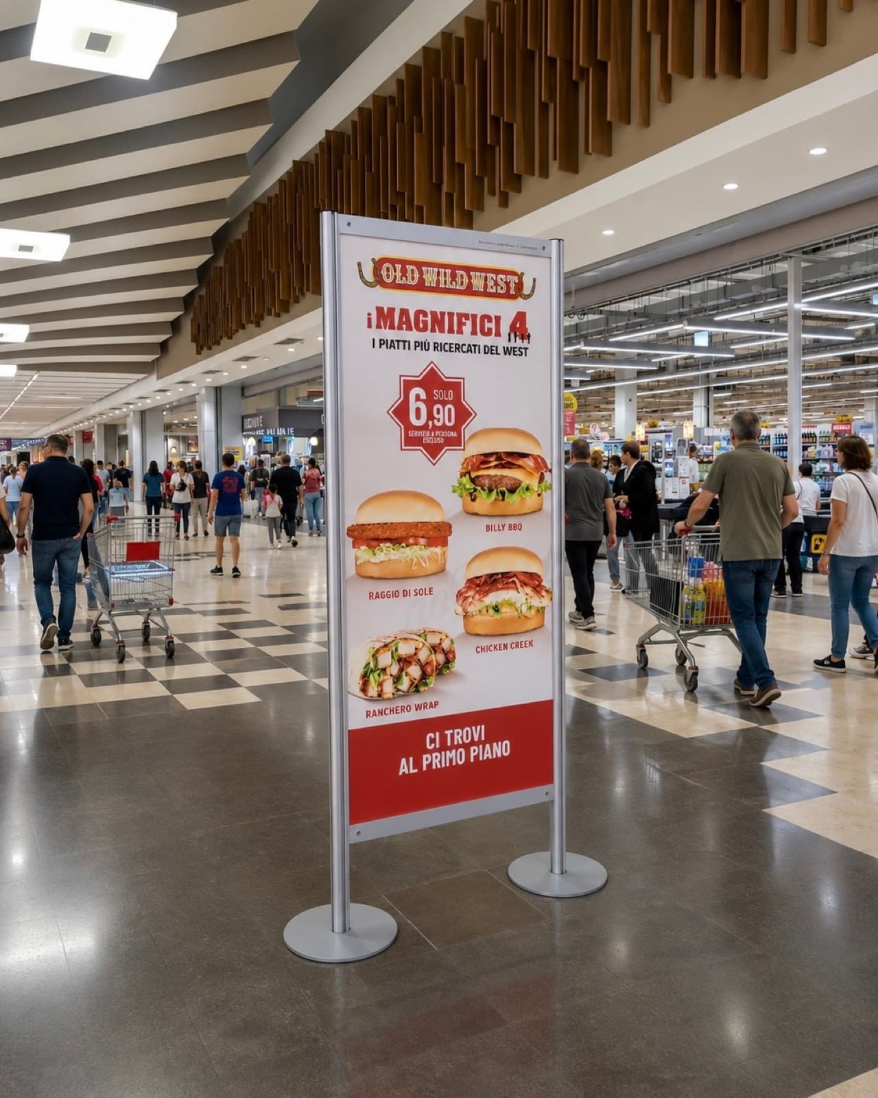 Non vai in fiera? Il totem ti fa notare tutto l'anno